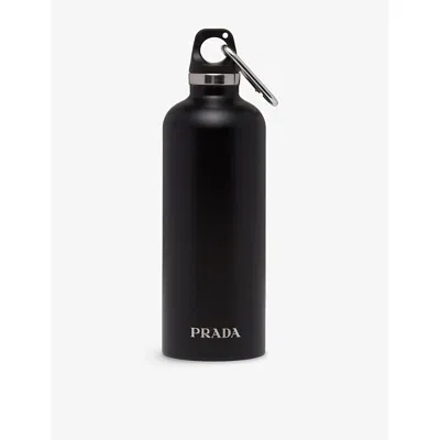 Prada Womens Black Insulated Stainless-steel Water Bottl