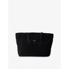Prada Womens Black Large Re Nylon Tote Bag In Black