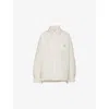 Prada Womens White Light Padded Oversized Re-nylon Jacket In White