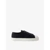 Prada Sneaker Aus Baumwoll-gabardine In Blue