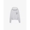 Prada Cotton Fleece Hoodie In White