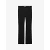 Prada Wool Belt-loop Casual Pants In Black