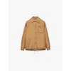 Prada Blousonjacke Aus Leichtem Re-nylon In Brown