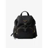 Prada Womens Black Re Nylon Small Woven Backpack In Black