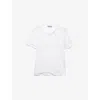 Prada Cotton Jersey T-shirt With Shapeable Hem Clothing In White