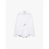 Prada Poplin Shirt In White