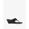 Prada Wedge Flip-flops In White