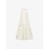 Prada Denim Halterneck Mini Dress