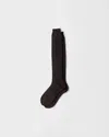 Prada Wool And Cashmere Ankle Socks In Brown