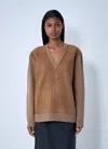 Prada Wool-and-cashmere-blend Sweater In Multi