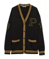 Prada Wool And Cashmere Cardigan In Black