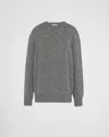 Prada Cashmere Sweater In Grey
