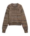 Prada Wool And Cashmere Crew-neck Sweater In Multi