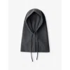 Prada Womens Grey Wool And Cashmere Knit Hood In Gray