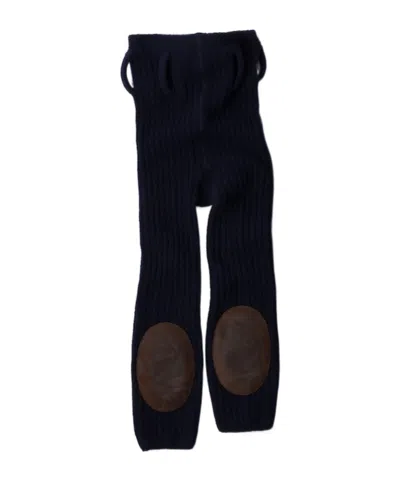 Prada Wool And Cashmere Leggings In Blue