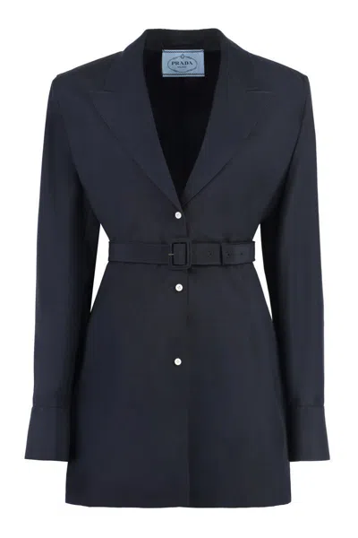 PRADA PRADA WOOL AND MOHAIR BLAZER