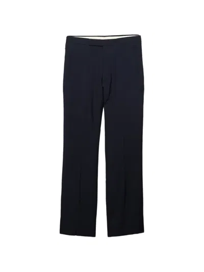 Prada Wool And Mohair Pants In Black