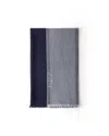 Prada Wool And Silk Stole In Gray