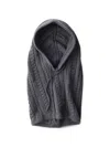 Prada Wool Balaclava In Gray