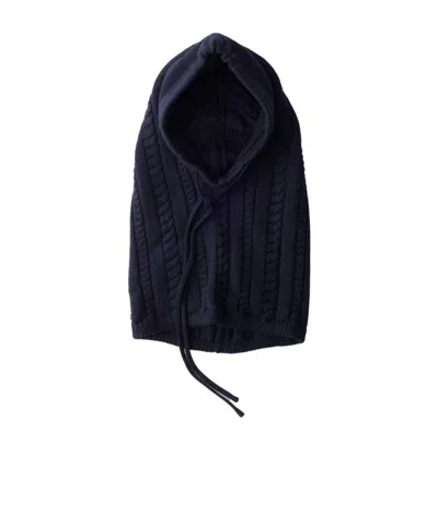 Prada Wool Balaclava In White