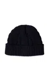 Prada Wool Beanie In Blue