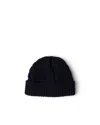 Prada Wool Beanie In Navy