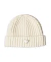 Prada Wool Beanie In Neutral