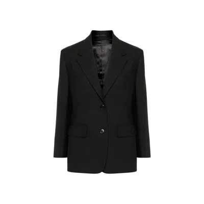 Prada Wool Blazer In Black