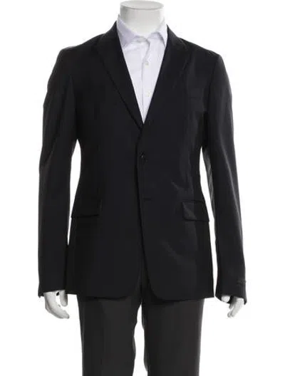 Pre-owned Prada Wool Blazer In Blue