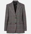 Prada Blazer Jacket In Brown