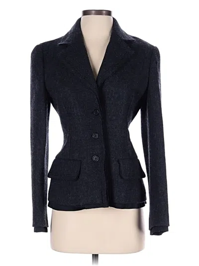 Pre-owned Prada Wool Blazer Jacket In Gray