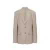 Prada Wool Blazer Jacket In Grey