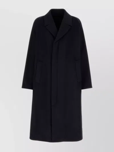 PRADA WOOL BLEND COAT WITH BUTTONED CUFFS