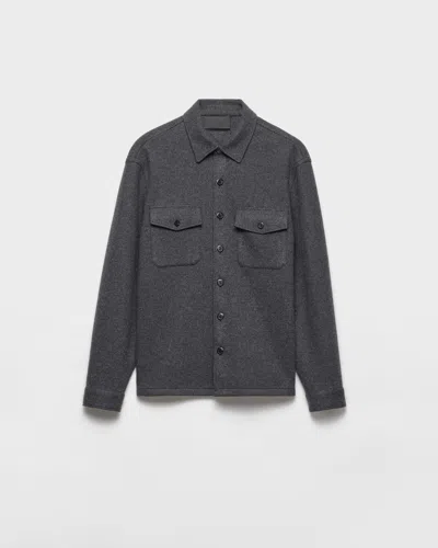 PRADA WOOL BLEND SHIRT
