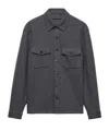 Prada Patch-pocket Button Shirt In Gray