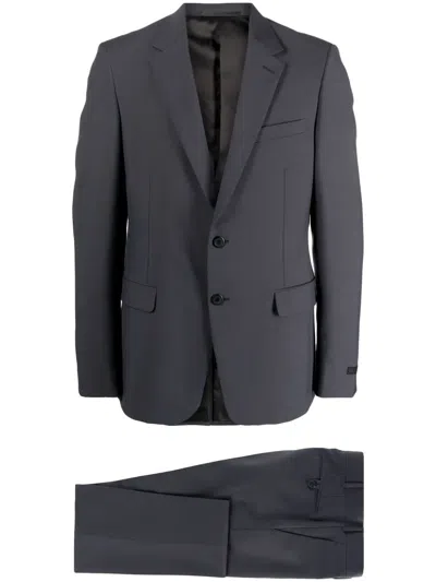 Prada Wool-blend Single-breasted Suit In Grey