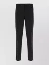Prada Wool Blend Trousers With Pockets And Detailing