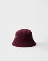 Prada Wool Bucket Hat In Multi