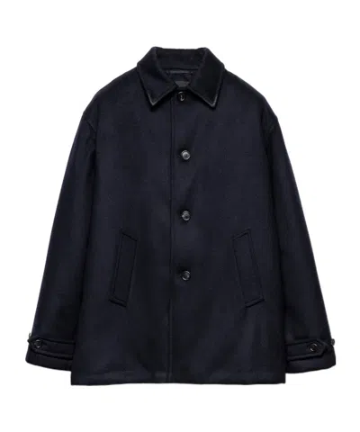 PRADA WOOL CABAN JACKET