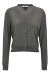 Prada V-neck Knitwear With Classic Silhouette And Refined Details