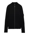 Prada Wool Cardigan In Black