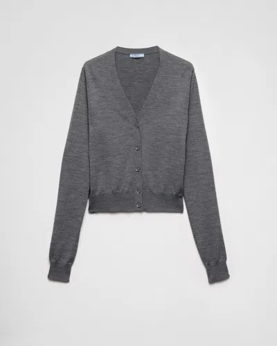 PRADA WOOL CARDIGAN