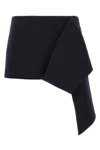 Prada Cloth Wool And Cashmere Miniskirt