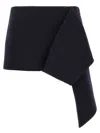 Prada Cloth Wool And Cashmere Miniskirt