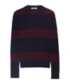 Prada Wool Crew-neck Sweater In Black
