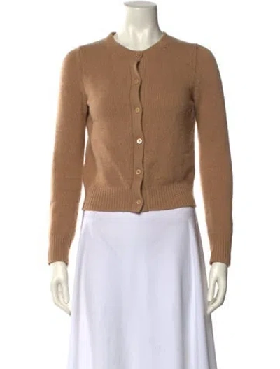 Pre-owned Prada Wool Crew Neck Sweater In Neutral