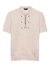 Prada Rundhalspullover Aus Wolle In Pink