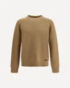 Prada Wool Crew-neck Sweater In Nude