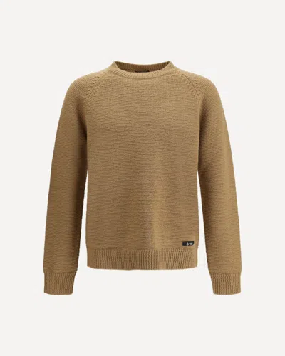 Prada Wool Crew-neck Sweater In Sand