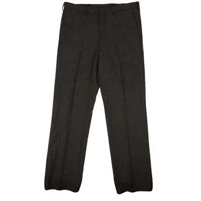 Prada Tailored Wool Trousers In Grey